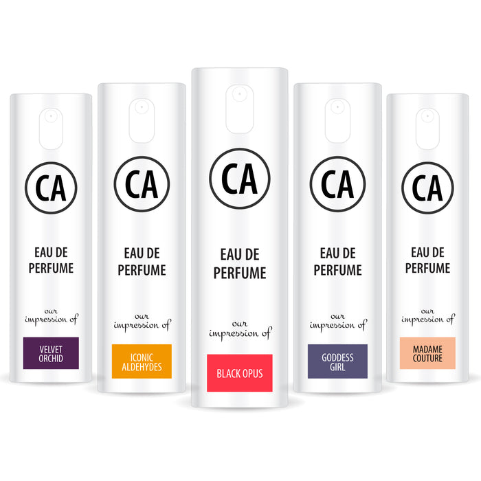 CA Perfume All Time Classic Perfume Sprayer Women Set - 0,3 Fl Oz/10 ml Eau de Parfum 50ml spray
