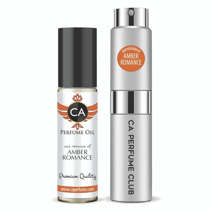 CA Perfume Amber Romance Layering Set spray and oil