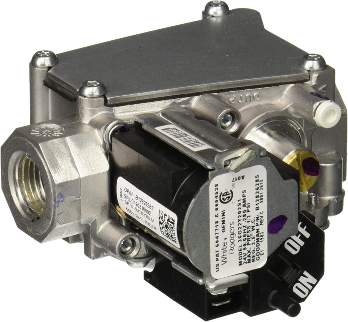 B1282628S HVAC Furnace Gas Valve Assembly Replaces B1282614, B1282626