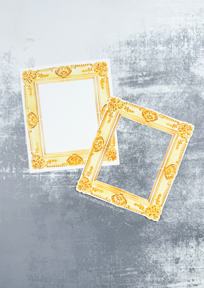 Baroque Frame Layering Stencils