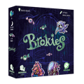 Brokies card game box, 3D view — Musoka Studio Halloween trick-taking game