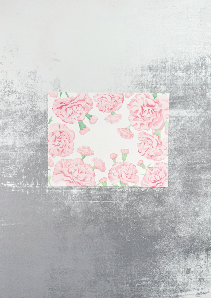Carnation Border Layering Stencils
