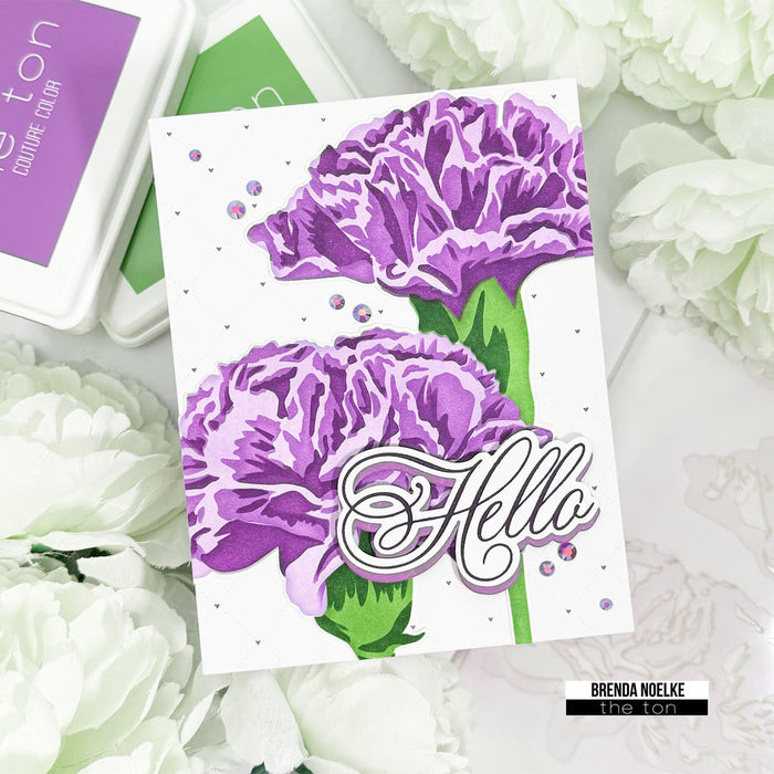 Carnation Duo Layering Stencils