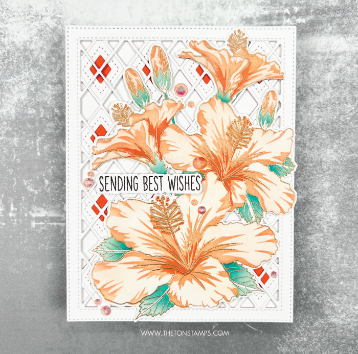 Climbing Hibiscus Layering Stencils
