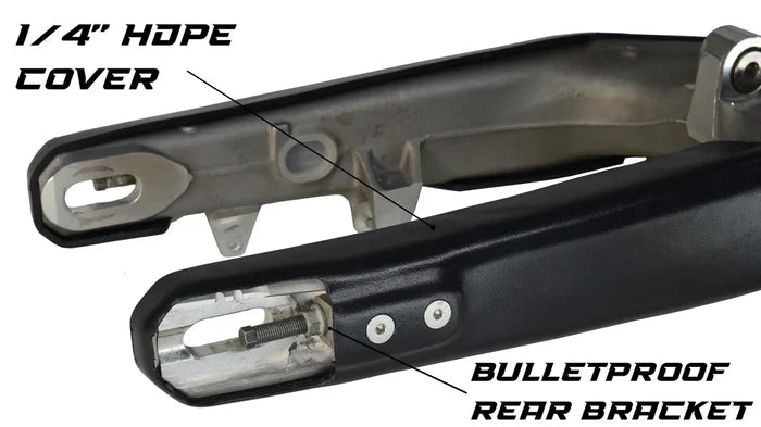 CROSSLINKED COMPONENTS SWINGARM GUARDS - KP (KTM WITH PDS SUSPENSION 2014-2023)