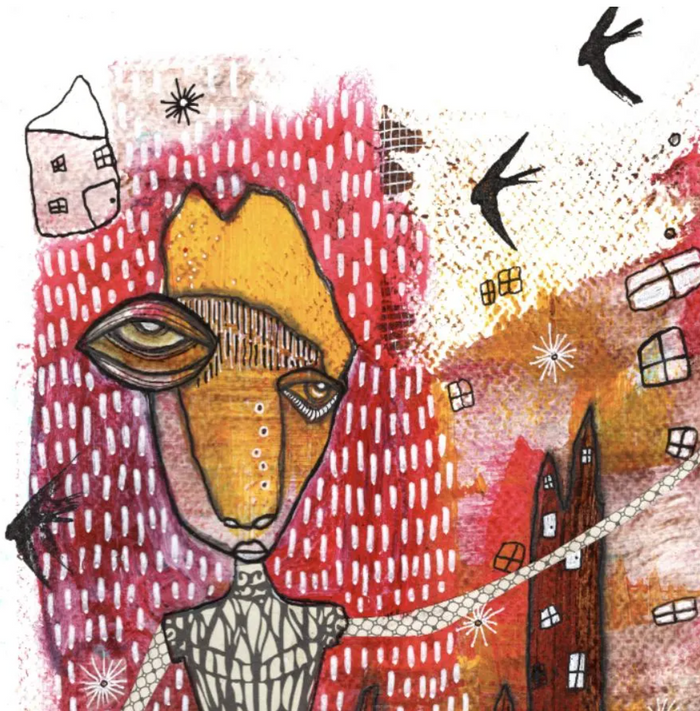 "Dare to Dream" Fine Art Print on paper — detail view