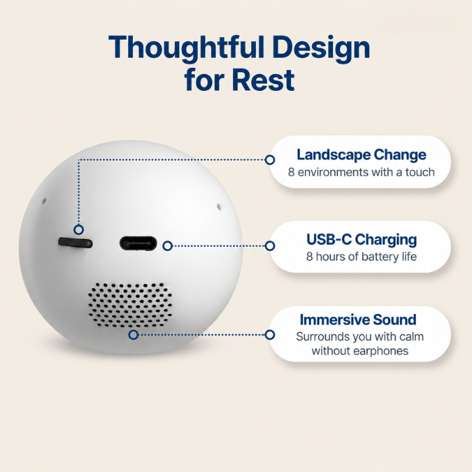DreamSphere thoughtful bedtime design