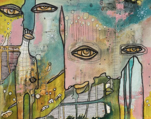 "Dreamtime Door" Fine Art Print on paper — C. Cambrea, Sincerely Joy