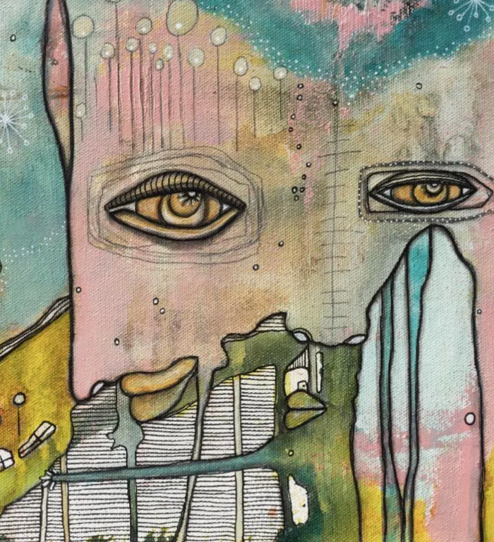 "Dreamtime Door" Fine Art Print on paper — alternate angle