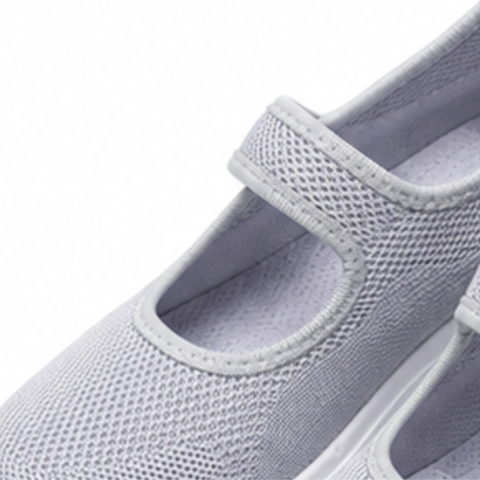 Elevana – Breathable Mesh Adjustable-Strap Platform Sneaker