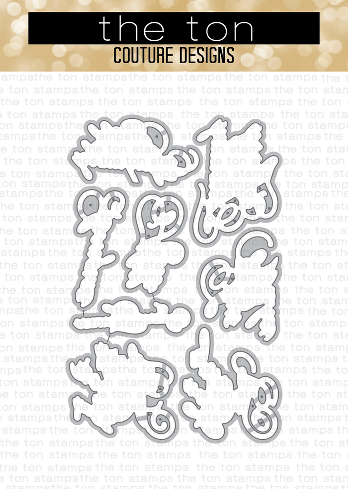 Fancy Script Coordinating Dies