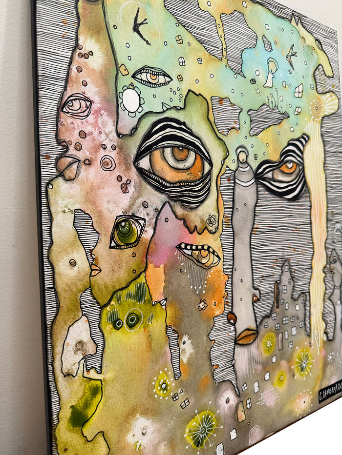 Fine Art on Canvas 'Coming Home' — close-up