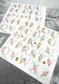 Floral Alpha Stencils