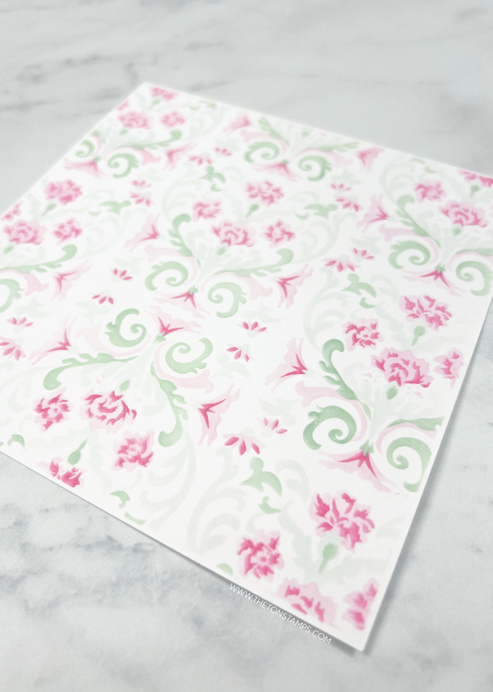 Floral Damask Layering Stencils