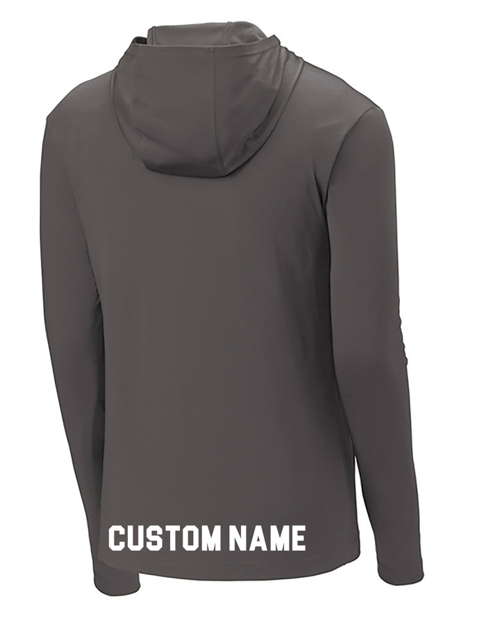 FLORAL PARK WOMENS LACROSSE Long Sleeve hooded Shooter Tee