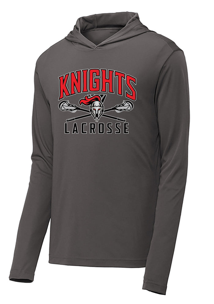 FLORAL PARK WOMENS LACROSSE Long Sleeve hooded Shooter Tee