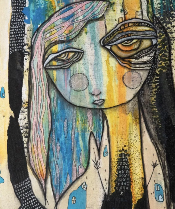 "Full of Love" Fine Art Print on paper — detail view