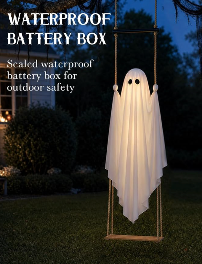 Ghost swing at night
