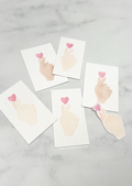 Hand Heart Stencils Set
