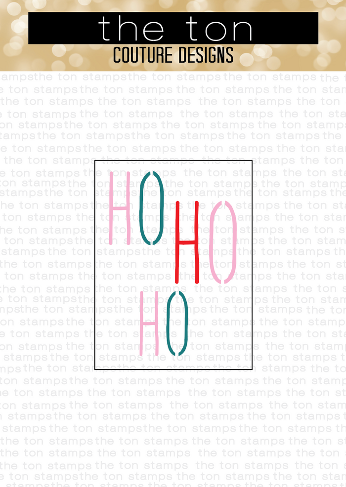 Ho Ho Ho Stencil