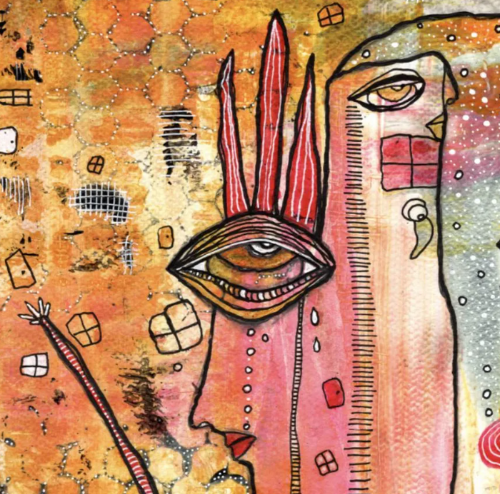 "Hugs Needed" Fine Art Print on paper — alternate angle
