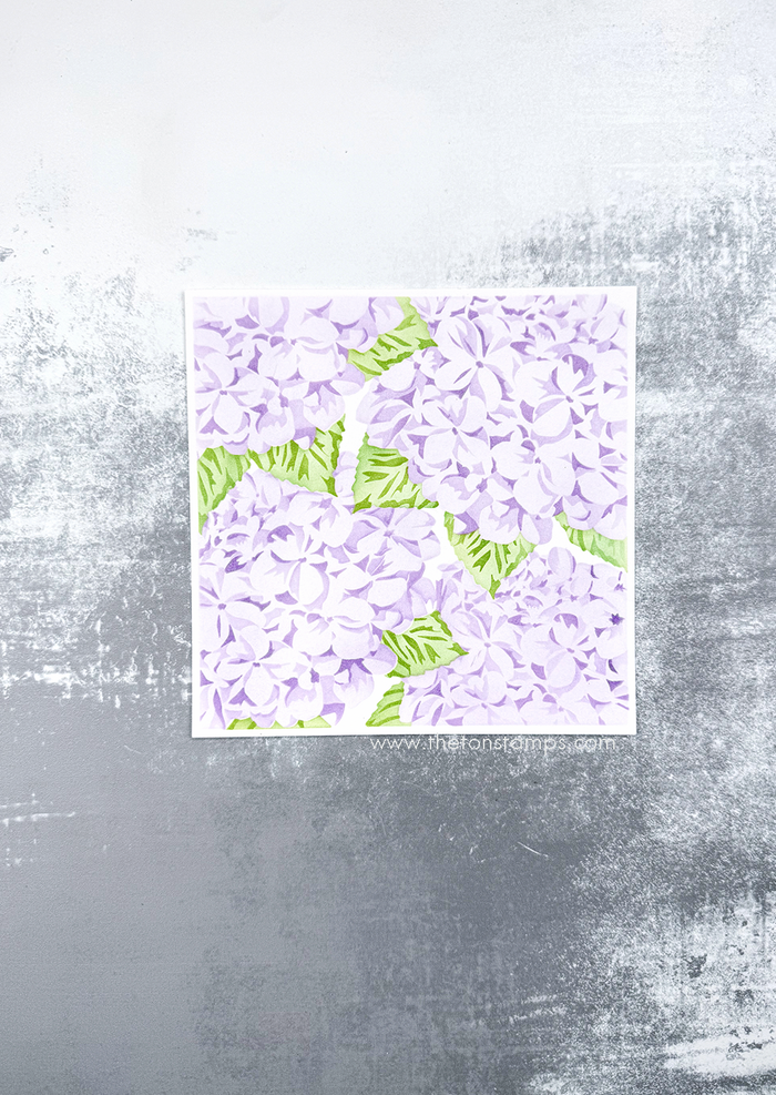 Hydrangea Garden Layering Stencils