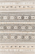 Jade Modern Tribal Design Ivory And Gray Hand Woven Rug - The Rug Decor