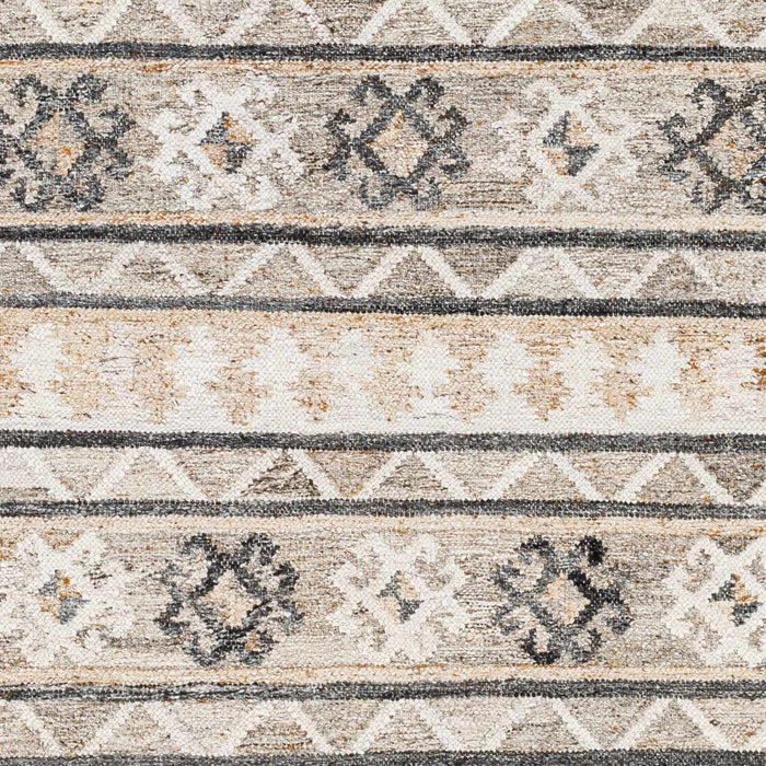 Jade Modern Tribal Design Ivory And Gray Hand Woven Rug - The Rug Decor