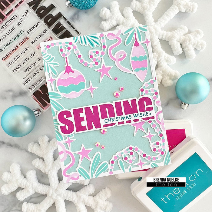 Jolly Season Large Stencils