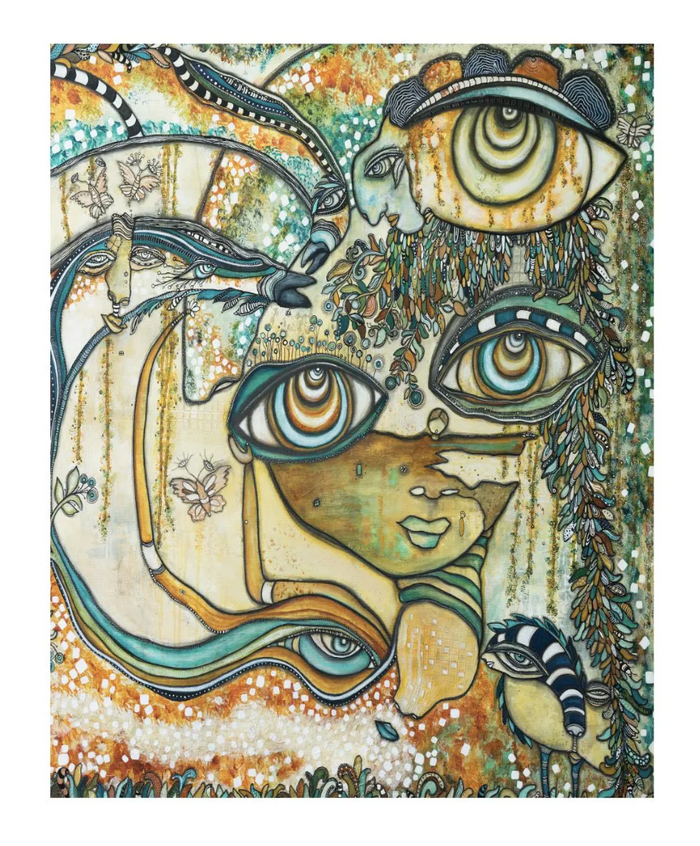 "Love Bird Garden" Fine Art Print — C. Cambrea, Sincerely Joy