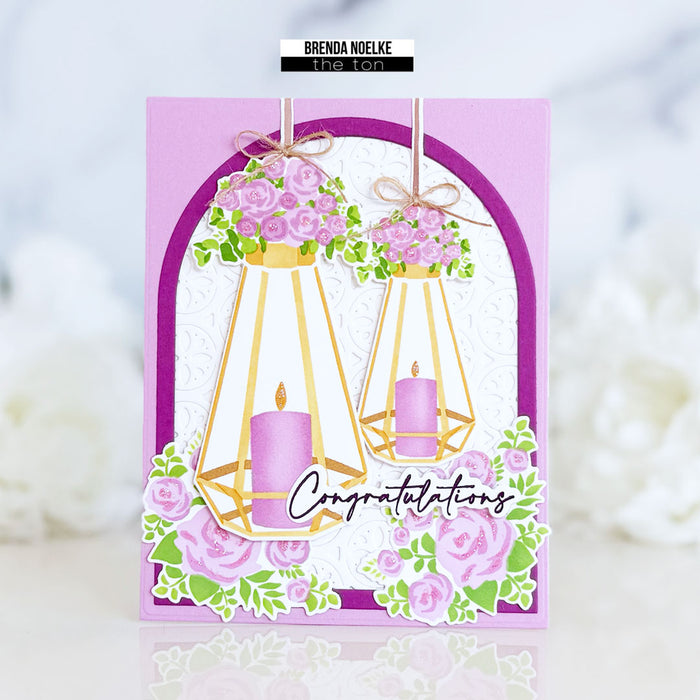 Mini Bitty Rose Layering Stencils