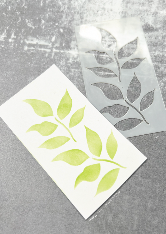Mini Leaf Cluster Stencil