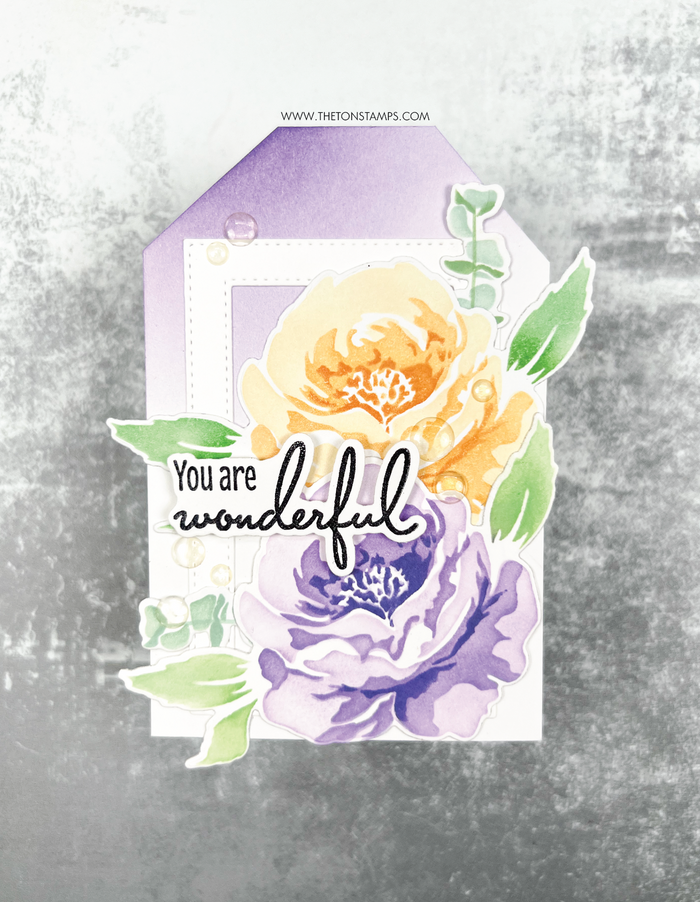 Mini Peony Layering Stencils