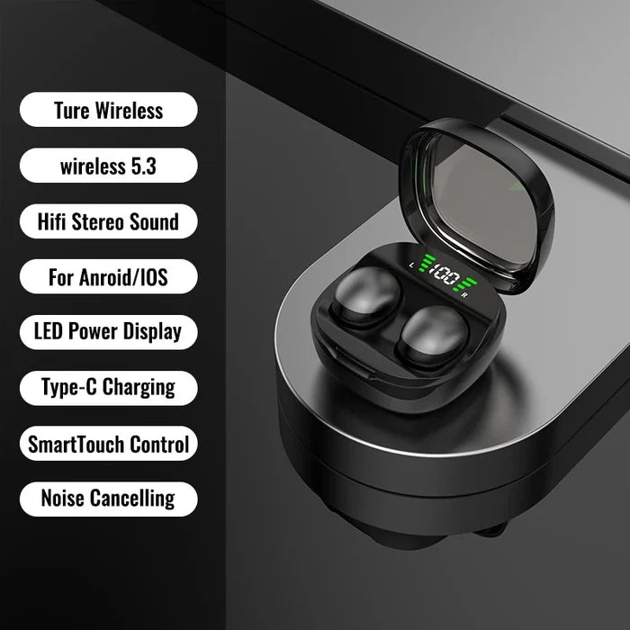 MINI13-5.3 Invisible Wireless Bluetooth Earbuds HiFi Bass