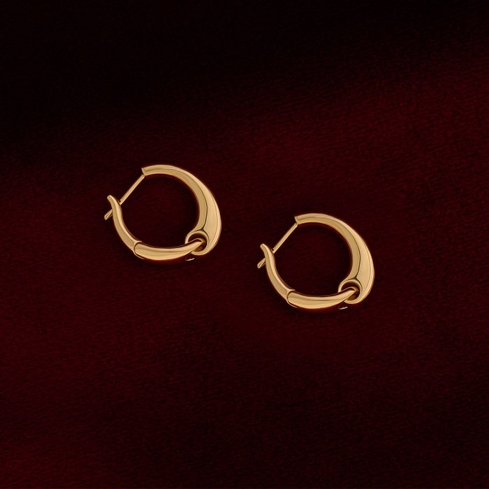 24K Vermeil Minimalist Hoops