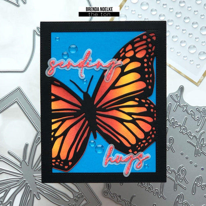 Monarch Butterfly Coverplate Die
