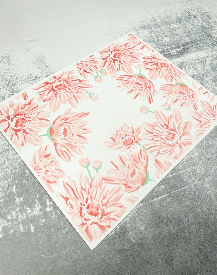 Mum Border Layering Stencils