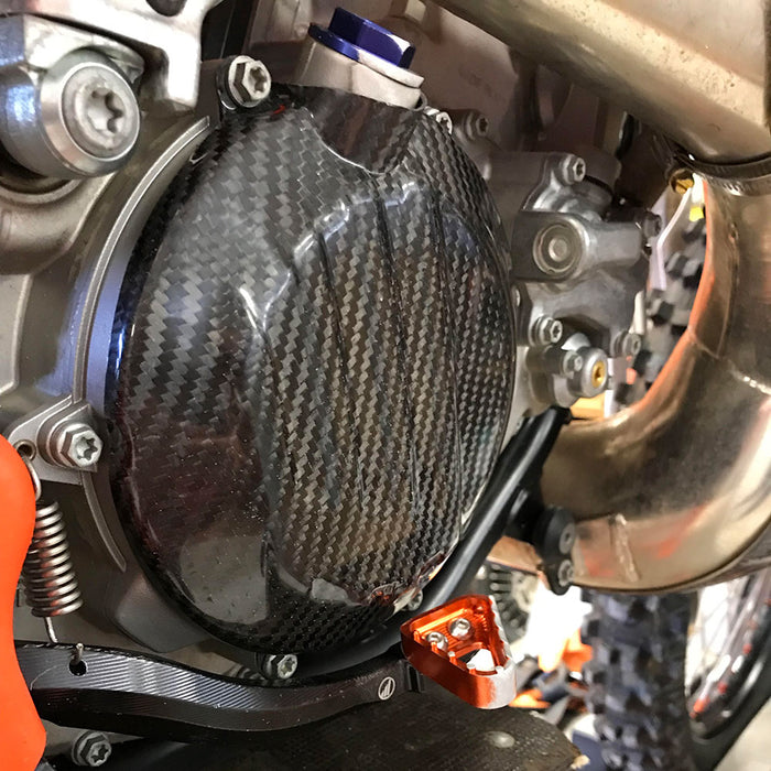 P3 RACING CARBON FIBER CLUTCH COVER | 2017-19 KTM 450/500 EXCF