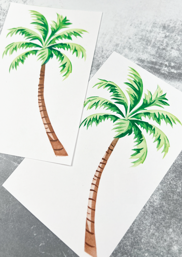 Palm Tree Layering Stencils
