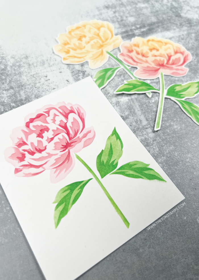 Peony Stem Layering Stencils