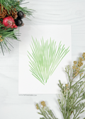 Pine Stencil