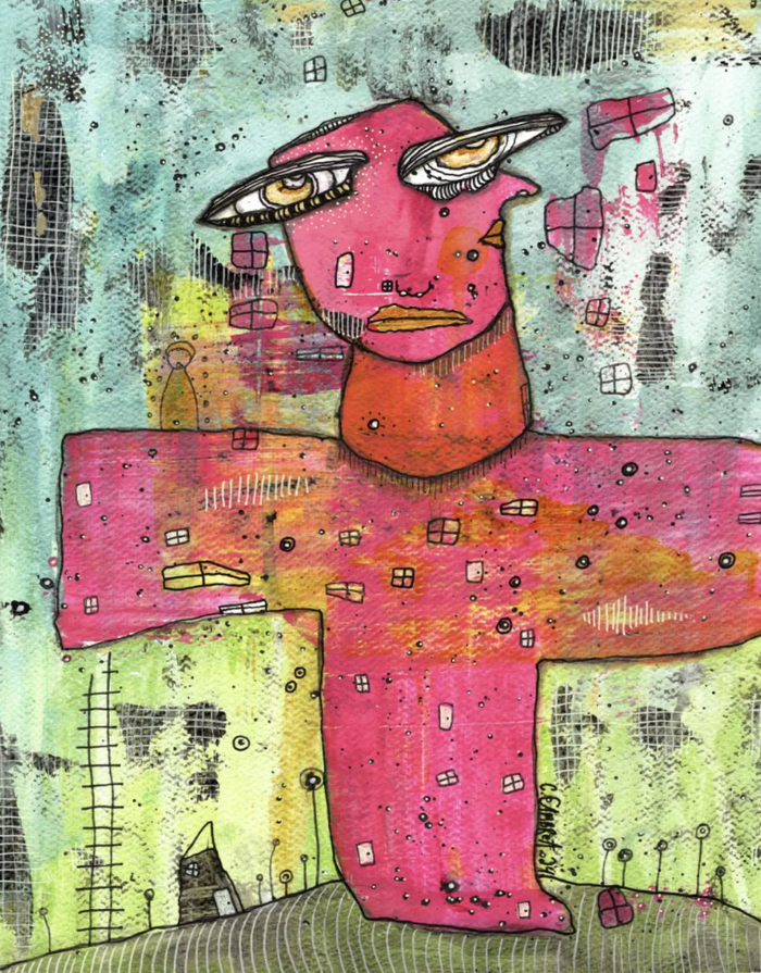 "Pinky" Fine Art Print on paper — C. Cambrea, Sincerely Joy