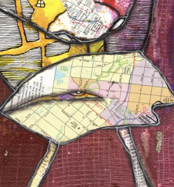 "Places to go..." Fine Art Print on paper — detail view
