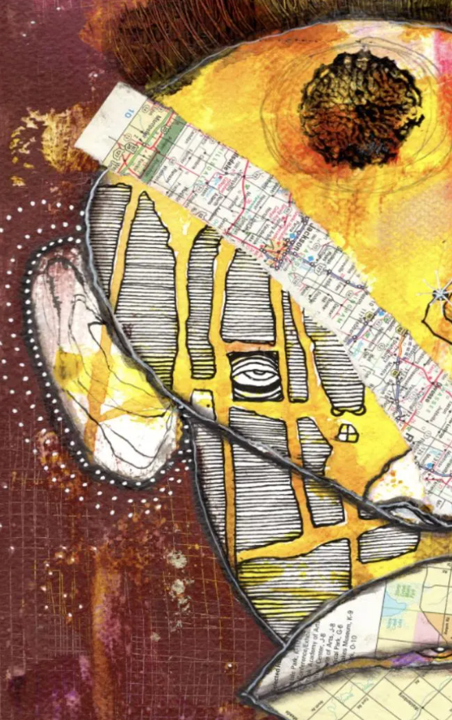 "Places to go..." Fine Art Print on paper — close-up