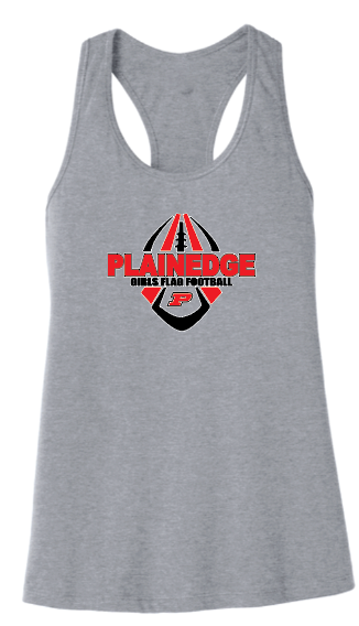 PLAINEDGE FLAG FOOTBALL Women's Racerback Tank