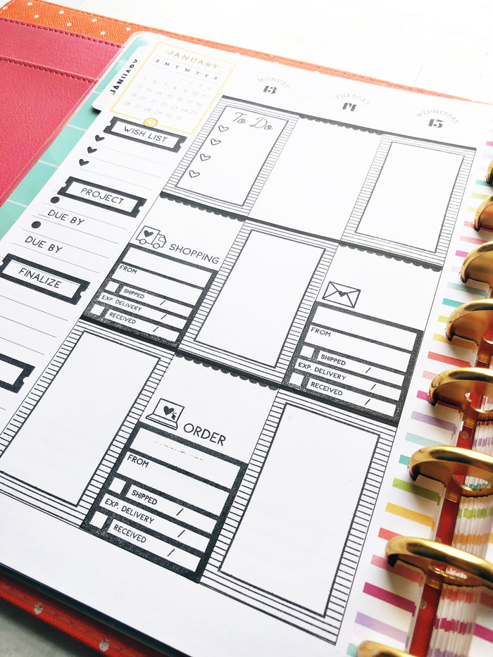Plan with Me: Boxes and Tabs