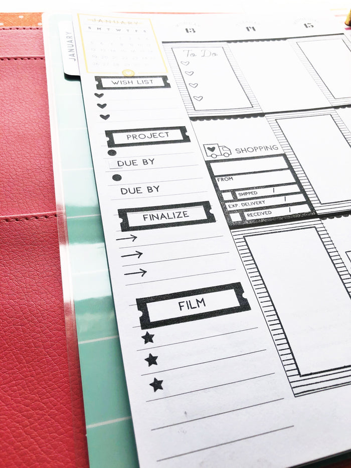 Plan with Me: Boxes and Tabs