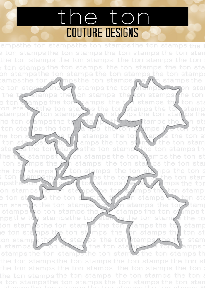 Poinsettias Unlocked Coordinating Die