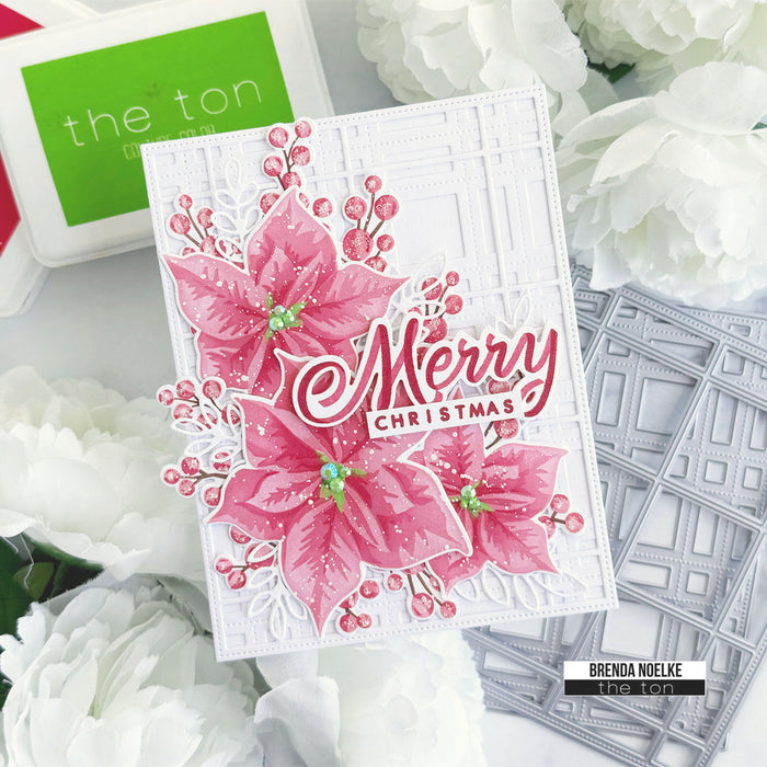 Poinsettias Unlocked Layering Stencils