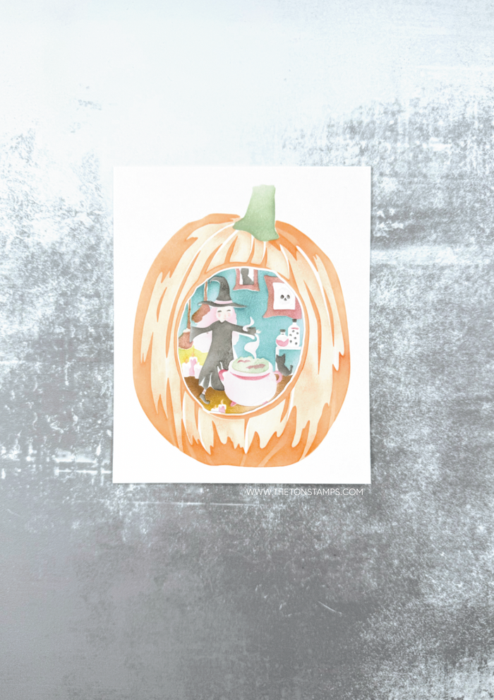Pumpkin Ghosts ADD ON - Witch Scene Stencils PLEASE READ